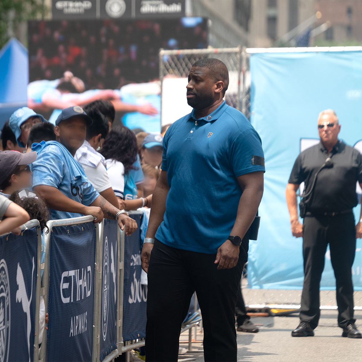 Synergy security team at an event