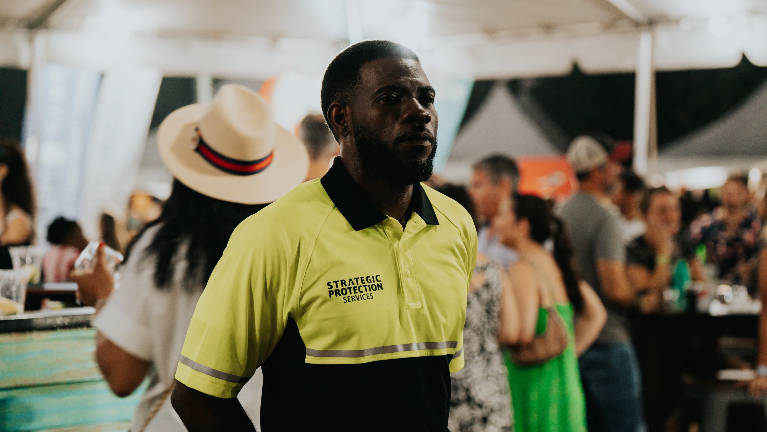 Synergy male event security guard